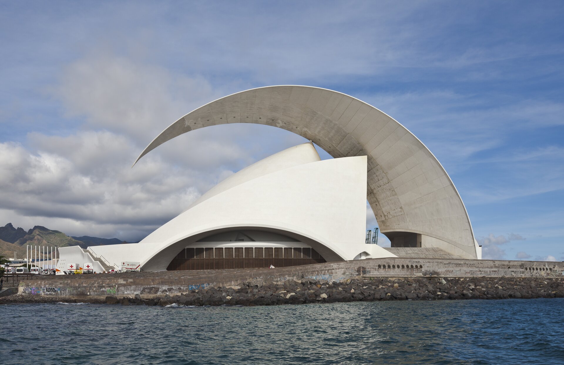 Auditorio de Tenerife at sunset